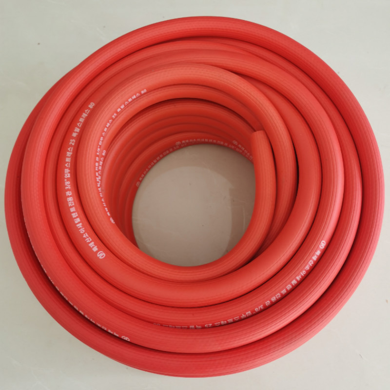 Gelber PVC-Hochdruckgasschlauch